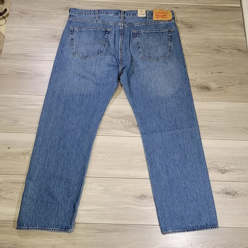 Levi's 501 Jeans Men's 42X30 Light Wash New 005013306